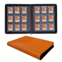 MIO Personalizable 9 Pocket Top Loader Binder 24 páginas de carga lateral 288 + Capacidad para tarjetas de comercio Tarjetas de visita Titular de la tarjeta
