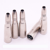 Adaptateur audio stéréo pour microphone TRS/TS, convertisseur micro/haut-parleur, XLR vers prise 6,35 mm, XLR mâle 3 broches vers femelle mono 1/4" (6,3/6,5 mm)