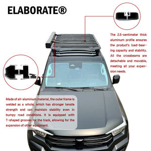 <span class=keywords><strong>Porte</strong></span>-bagages de toit sans perçage, protection contre la rouille et la corrosion, adaptabilité multi-scénarios, extension de stockage - Product Image 2