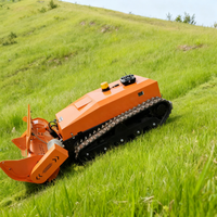 Tondeuse à gazon télécommandée tout-terrain autopropulsée, tondeuse à gazon électrique à braquage zéro, robot tondeuse automatique GPS 72V JINGYU 20 cm