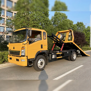 Camión Grúa Plano Amarillo 4X2 Diésel con Transmisión Manual EURO 5, Nuevo, con Cabrestante para Remolcar Vehículos - Product Image 1