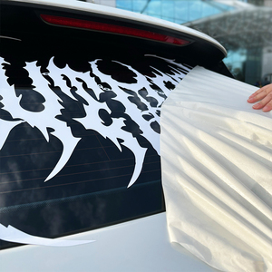 Nuevas tendencias letras personalizadas sin fondo transparente transferencia extraíble coche calcomanía diseño Logo vinilo ventana pegatinas <span class=keywords><strong>para</strong></span> coche - Product Image 1