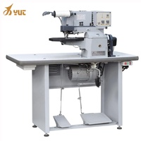 Machine automatique de pliage des bords en cuir par collage à chaud YT-701A-B pour usine de fabrication, usine de chaussures