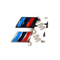 Emblème 3D en métal pour aile de voiture, autocollant de logo M pour coffre arrière BMW M M3 M5 M6 X3 E46 E90 F30 G20 E36 E34 X6 G20 G30 ///M
