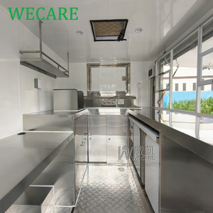 Wecare Mobiele Koffiebar Aanhangwagen Volledig Uitgeruste Kleine Hotdog Ijskar Concessie Aanhangwagen Food Truck Met Volledige Keuken - Product Image 6
