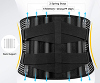 Ceinture de soutien lombaire respirante en néoprène réglable pour le sport et le travail, avec soutien abdominal inférieur