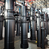 Unité de levage hydraulique multi-étages à course de 120 pouces pour remorque benne, directement du fabricant, avec contrôle qualité strict