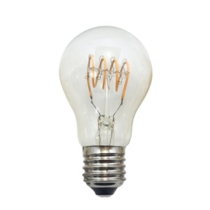 A19 A60 Style Antique Vintage 4 W Dimmable avec Base E26 <span class=keywords><strong>Quad</strong></span> Loop Filament ampoule LED - Product Image 1