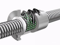Vis à billes C1 de haute précision avec bloc coulissant pour modules linéaires CNC