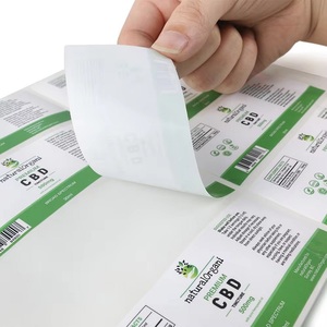 Label Kemasan Luar Farmasi Barcode Tahan Lama yang Dicetak, Label Perekat Gulungan Embos UV Cold Stamping Medis - Product Image 5