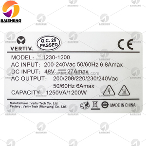 Vertiv Inverter Módulo <span class=keywords><strong>de</strong></span> inversor <span class=keywords><strong>de</strong></span> energía <span class=keywords><strong>de</strong></span> telecomunicaciones <span class=keywords><strong>de</strong></span> 48V Módulo <span class=keywords><strong>de</strong></span> entrada dual <span class=keywords><strong>de</strong></span> 1200W para equipos <span class=keywords><strong>de</strong></span> <span class=keywords><strong>fibra</strong></span> óptica - Product Image 6