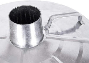 Incinerador exterior 75L90L con gran capacidad para exportación de comercio exterior, contenedor para quemar hojas cubierto, cubo de basura de hierro galvanizado - Product Image 2