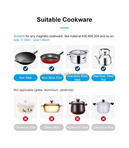 Cuisinière à induction commerciale 2025, 3500W, haute vitesse, en acier inoxydable, portable, avec prise américaine, OEM pour usage commercial et domestique, industriel - Product Image 4