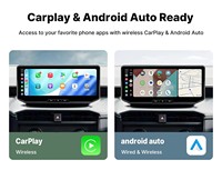 Radio con GPS para Auto, Pantalla Android de 12.3 Pulgadas, Unidad Principal de Navegación, CarPlay, Mirror Link, Tarjeta SD para Toyota Hilux 2026, Volante a la Izquierda/Derecha