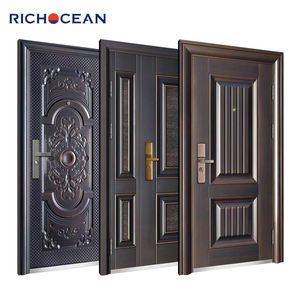 Portes <span class=keywords><strong>d</strong></span>'<span class=keywords><strong>entrée</strong></span> en aluminium français RICHOCEAN avec embossage 3D, portes <span class=keywords><strong>de</strong></span> sécurité durables, insonorisées et sécurisées - Product Image 5