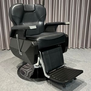 Sillón de <span class=keywords><strong>Barber</strong></span>ía Profesional Antiguo, Equipo de Salón Vintage, Silla de Estilismo Reclinable Hidráulica de Alta Resistencia para <span class=keywords><strong>Barber</strong></span>ía - Product Image 1