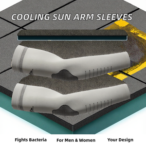 ปลอกแขนกีฬาคุณภาพสูง ป้องกันรังสียูวี แบบใหม่ ขายส่ง แผ่นรองข้อศอกฟองน้ำรังผึ้ง สำหรับบาสเกตบอล ชุดปลอกแขนปั่นจักรยาน คัดสรรคุณภาพ - Product Image 2