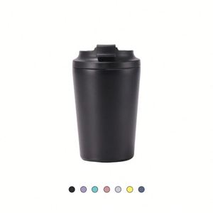 Mug isotherme en acier inoxydable de 12 oz pour café, portable, avec couvercle, pour vente en gros - Product Image 1