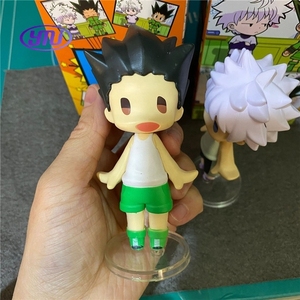 Figuras Chibi de <span class=keywords><strong>HUNTERxHUNTER</strong></span>, Gon Freecss y Killua Zoldyck, Lindas Figuras de Anime de PVC con Ojos Grandes, Versión Q (GSC Hello), Regalo Coleccionable - Product Image 6