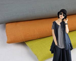 Vendita calda in tessuto <span class=keywords><strong>di</strong></span> <span class=keywords><strong>lino</strong></span> 100% alla moda gonne eleganti e vestiti estivi per le signore e gli uomini camicia intrecciata in <span class=keywords><strong>lino</strong></span> francese - Product Image 3