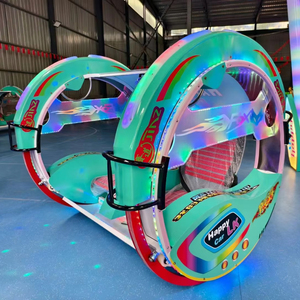 Parque de Atracciones <span class=keywords><strong>Happy</strong></span> Swing Car Dos asientos Coche rodante giratorio de 360 grados a la venta - Product Image 2