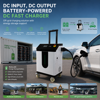 Cargador Rápido de CC Móvil para Vehículos Eléctricos con Almacenamiento de Energía en Batería |   Cargador de Entrada y Salida de Corriente Continua
