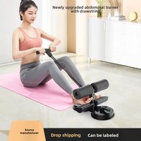 Qunsheng SXP-003 Appareil d'exercice abdominal à ventouses doubles et corde de traction, non pliable, pour usage domestique