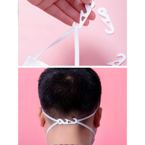 Venta al por mayor PP Material gancho para la oreja ajustable Accesorios para la protección de la cara Ganchos para la oreja <span class=keywords><strong>reu</strong></span> - Product Image 5