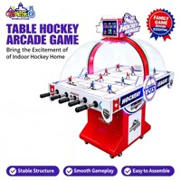 Table de hockey sur bulles antidérapante avec poignée ergonomique, monobloc, avec tableau de scores électronique LED, machine de hockey sur dôme commerciale