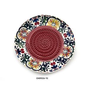 High Sale Handmade Glazed Ceramic Multi-Color <b>Plate</b> Set Eco-Friendly Porcelain <b>Decorate</b> <b>Plate</b> for Presents - Product Image 3