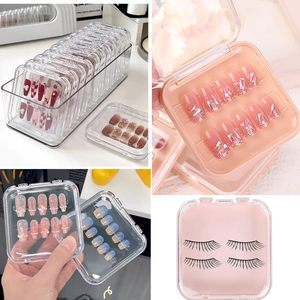 Caja <span class=keywords><strong>de</strong></span> almacenamiento <span class=keywords><strong>de</strong></span> <span class=keywords><strong>uñas</strong></span> <span class=keywords><strong>de</strong></span> prensa cuadrada acrílica, contenedor <span class=keywords><strong>de</strong></span> exhibición, estuches <span class=keywords><strong>de</strong></span> embalaje <span class=keywords><strong>de</strong></span> <span class=keywords><strong>uñas</strong></span>, pegamento para dedos, salón, hogar, suministros <span class=keywords><strong>de</strong></span> bricolaje, logotipo personalizado - Product Image 2
