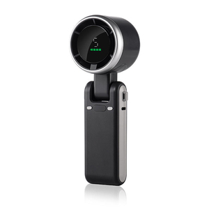 Ventilador Portátil 3 en 1, Viento Turbo de 15m/s, 5 Velocidades Ajustables, 12 Horas de Duración de la Batería, Pantalla HD, Ventilador de Cuello Portátil para Uso en Exteriores - Product Image 1