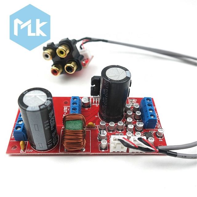 MLK BA3121 Noise Reduction Small Auto Audio Booster Motorcycle Amplifier 4 Channel 4CH 200W Car Amp Tda7850 Circuit