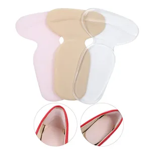 T-Shape High Heel Grips Liner Inserts Gel Heel Cushion Pads Insoles Foot Heel Protector Cushion Pads For Women