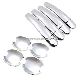 Para VW POLO MK4 2002-2008 9n <span class=keywords><strong>9n3</strong></span> juego de embellecedores de cubierta de manija cromada para Volkswagen 2005-2007 <span class=keywords><strong>GTI</strong></span> accesorios de coche y pegatinas de estilo - Product Image 1