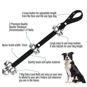 Qualité supérieure formation pot grand chien cloches réglable porte cloche chien sonnettes pour la formation de pot - Product Image 2