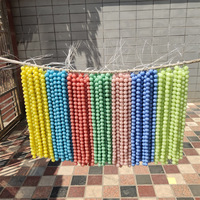 2025 cristal gros perles lumineuses couleur pierre lumineuse perles rondes Bracelet perles en vrac