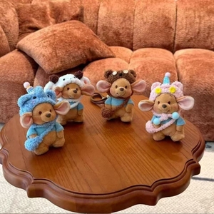 2025 gran oferta <span class=keywords><strong>Kawaii</strong></span> Little Mouse oso de peluche llavero Animal juguetes de peluche EN71 llavero de peluche suave fábrica de muñecos de peluche regalo personalizado - Product Image 1