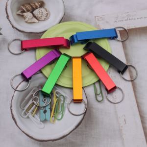 おしゃれなカスタムロゴ栓抜きキーホルダープロモーションお土産ギフト金属キーリング - Product Image 5