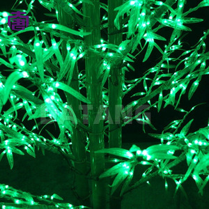 LED Bamboo Tree <b>Light</b> for Zen Garden Landscape and Outdoor Pathway Decoration with Soft Natural Glow - Product Image 1