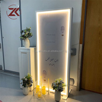 Panneau de bienvenue lumineux LED personnalisé ZKAI pour événements de mariage, banquets et décorations