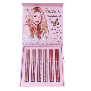 Set di 6 Rossetti Liquidi Opachi <span class=keywords><strong>Shakira</strong></span>, Lunga Durata, Gloss Labbra Resistente, Set Cosmetico Labial Bichota Lapiz Labial - Product Image 3