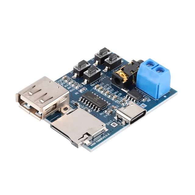 XLW Power Amplifier Module Audio U-disk MP3 Decoder Player Module Type-C USB Interface
