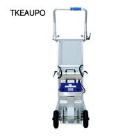 Chariot à plateforme électrique pliable en alliage d'aluminium robuste de qualité supérieure pour atelier, fabriqué en Chine