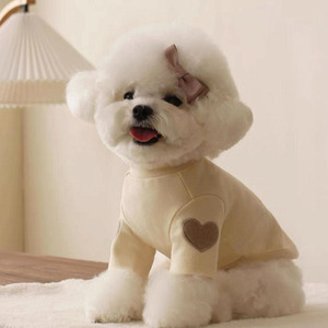 Vier Farben Nette Liebe Drucken Haustier Hund Herbst Winter Unterhemden Bekleidung - Product Image 6