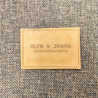 Écussons en cuir personnalisés thermocollants, étiquettes en PU gaufrées 3D, écussons en feutre personnalisés, gaufrage 3D de précision pour jeans et chapeaux