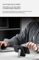 Mackertop Batterie externe portable Li-Polymère 10000mAh avec sortie sans fil Type-C, câble, écran LED, charge rapide PD22.5W, garantie 1 an
