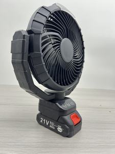 Ventilador Eléctrico Recargable con Motor DC, Control Mecánico, 3 Aspas, para Hogar, Auto, RV, Exteriores y Hotel - Product Image 2