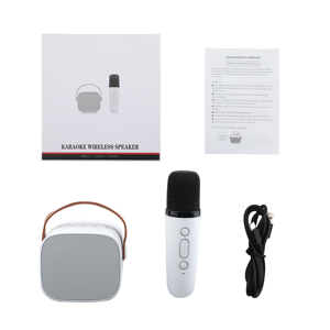 Altavoz Inalámbrico Bluetooth AUX con Micrófono, Altavoz Karaoke para Exteriores, Familiar, para Cantar, KTV, con Micrófono - Product Image 6