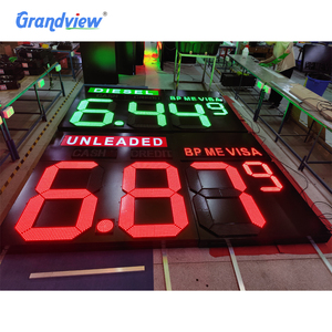 עמיד למים 7 קטע דלק דיגיטלי הוביל דלק הוביל סימן מחיר/הוביל סימן/מסך תחנת דלק - Product Image 4